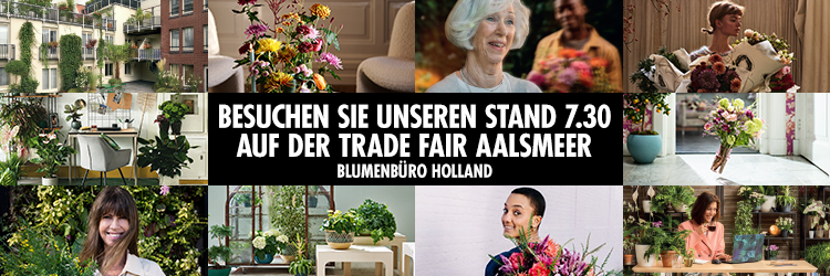 Blumenbüro Holland auf der Trade Fair Aalsmeer