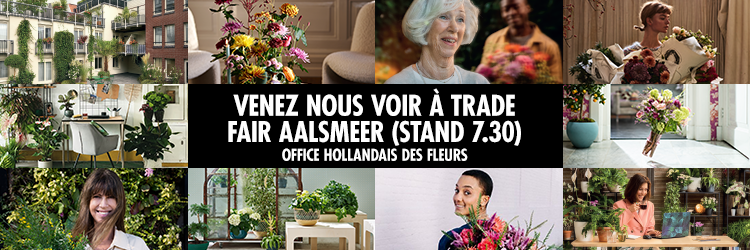 L’Office Hollandais des Fleurs au salon Trade Fair Aalsmeer