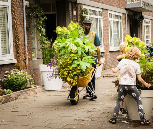 Groenburgemeester Dio gestart met eerste vergroeningsproject Groenburgemeester Dio gestart met eerste vergroeningsproject
